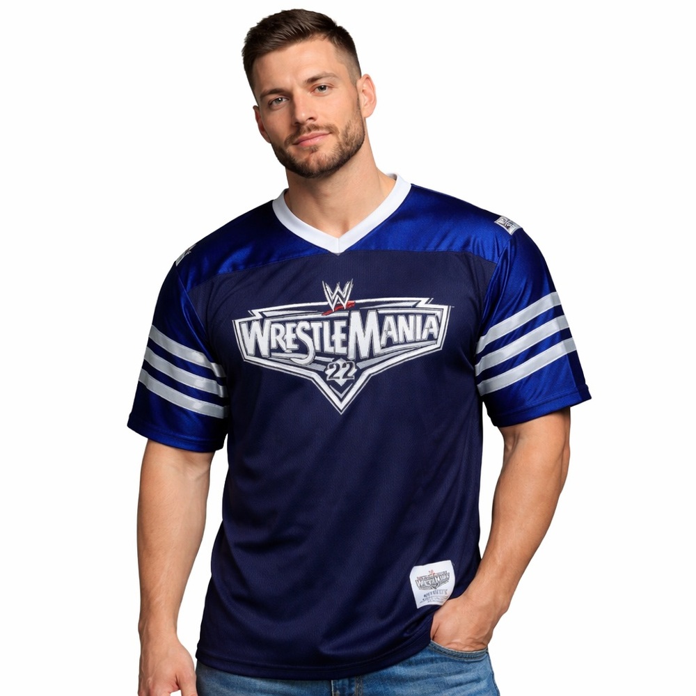 WWE WrestleMania 22 Hutson 22 Jersey XXL Vintage 2006 Oversized